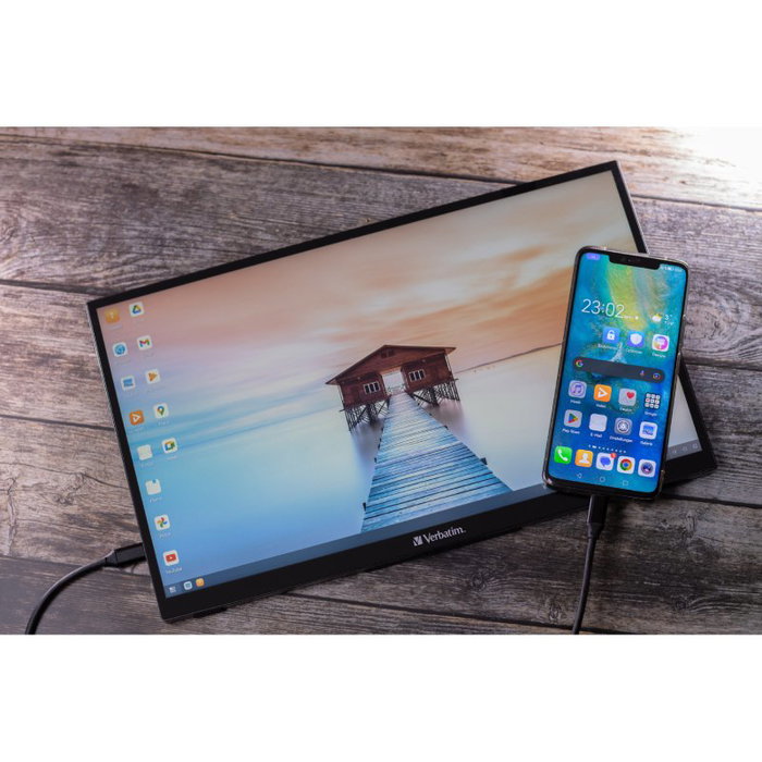 Verbatim Monitor Portátil PM-14 14 pulg Full HD IPS Negro Verbatim Monitor Portátil PM-14 14 pulg Full HD IPS Negro